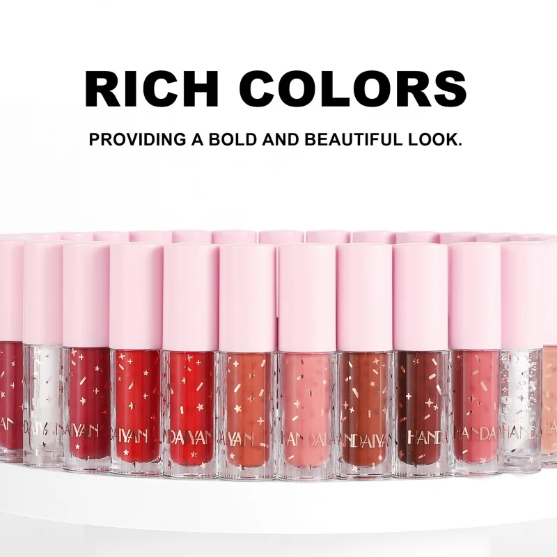 12 - Piece Liquid Lipstick Set, Matte, Waterproof & Transfer - Resistant Lip Colors for Long - lasting Makeup