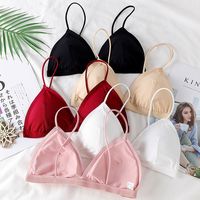 Women's Bra Tube Top Crop Top Female Seamless Back Outdoor Sports Underwear Bra For Women Cotton Female Bra Tops Brassiere