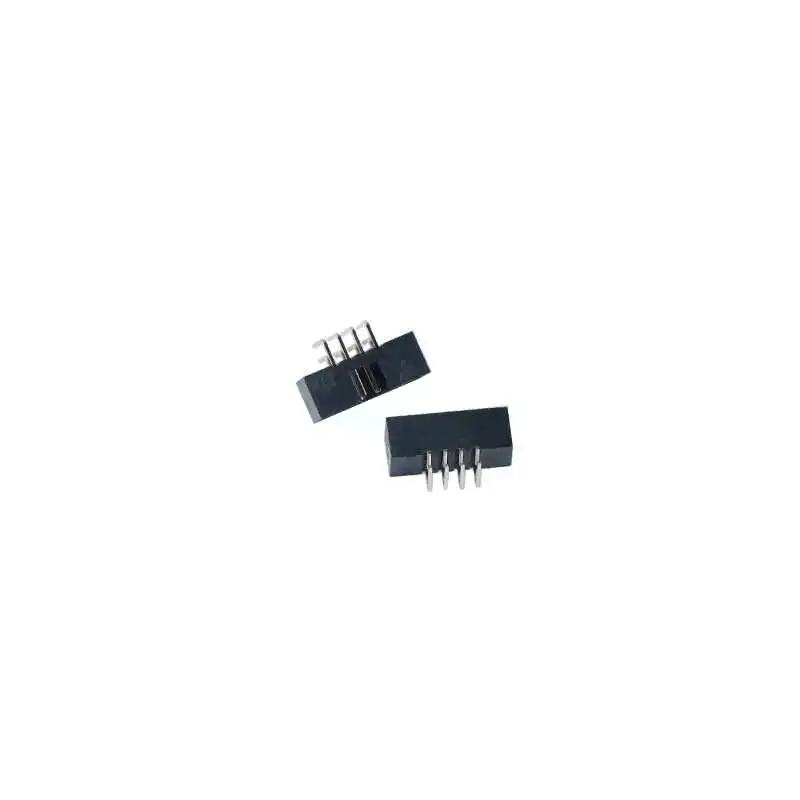 DC3-6/8/10/12/14/16/20-50P Bent Pin 2.0mm Pitch Simple Horn Socket IDC Connector