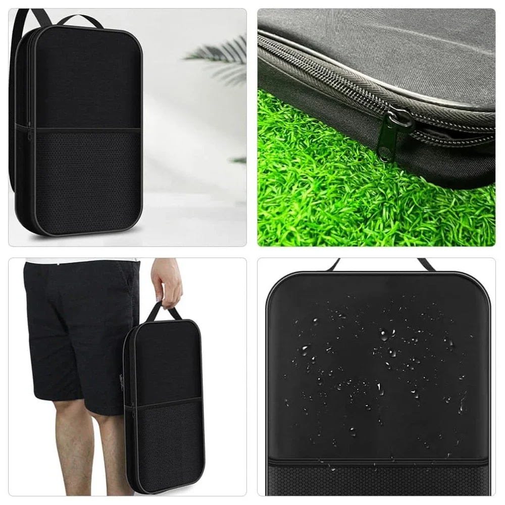 

1PCS Pickleball Paddle Bag for Men Women, Water-Repellent Backpack with Adjustable Strap,Fits 2 Paddles & 4 Balls,Tablet Pocket