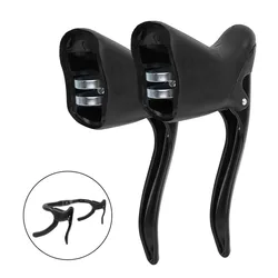 1Pair Aluminum Alloy Mountain Road Bike Bicycle Brake Handles Cycling Brake Lever