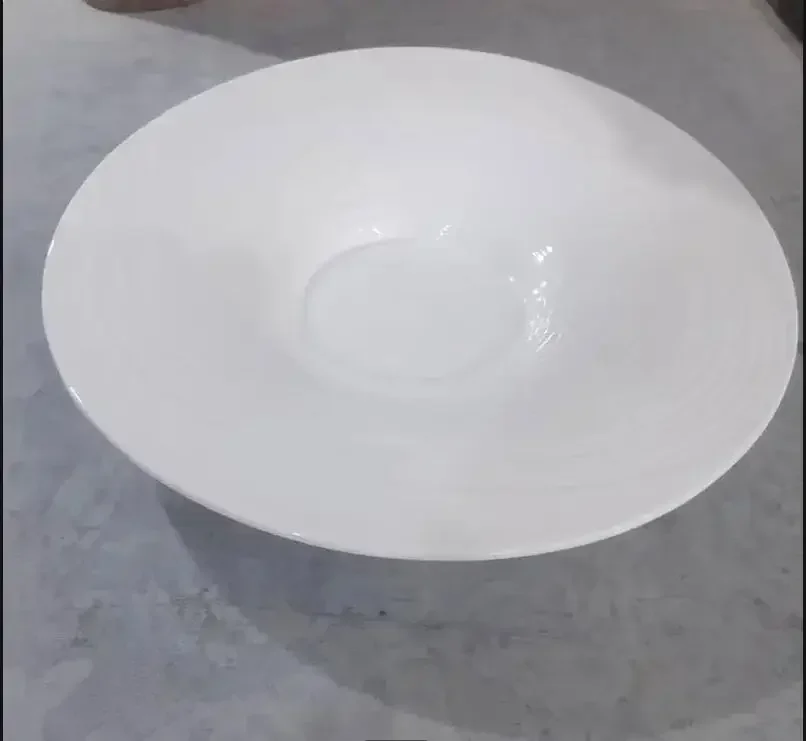 

White Round Western Food Plate Hotel Restaurant Decoration Salad Pasta Cake Plate Home Kitchen Ceramic Tableware Dessert Plate