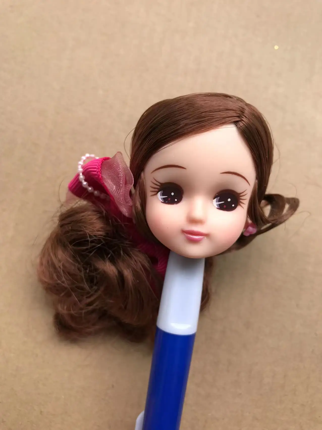Original Jenny Licca Puppenköpfe, süßes kleines Mädchen, bunte lange Haare, DIY-Puppen-Dressing-Figuren, Mädchen-Geschenke, Spielzeug – Detail 14