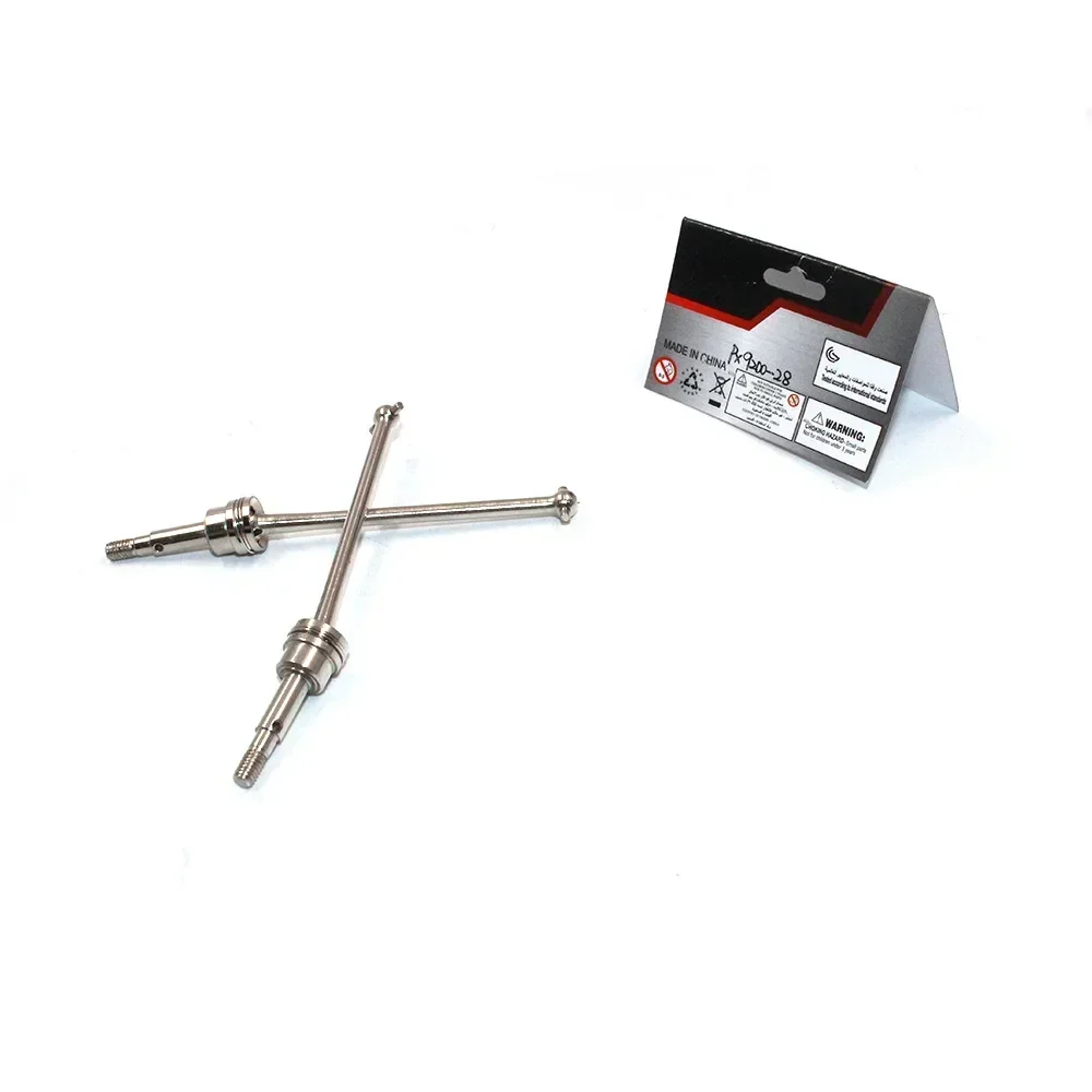 PX9200-28 2 uds RC coche eje de transmisión Universal eje Universal siamés de Metal para PX9200 1:12 piezas de lanza todoterreno de alta velocidad RC