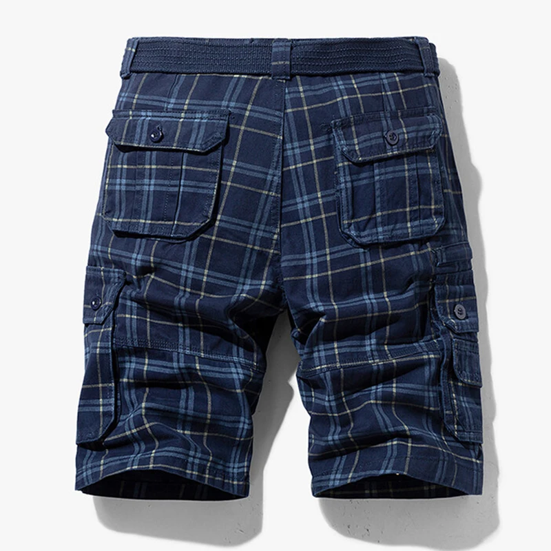 Sommer Männer Baumwolle Cargo Shorts Männer Multi Taschen lässig taktische kurze Bermuda atmungsaktiv schnell trocknen Militär Jogger Shorts männlich