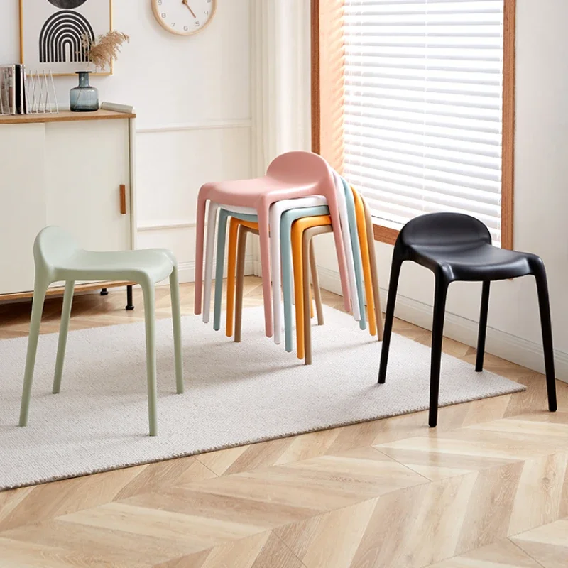 Thickened household stools, living room high stools, commercial rubber stools can be stacked with equal stools.
