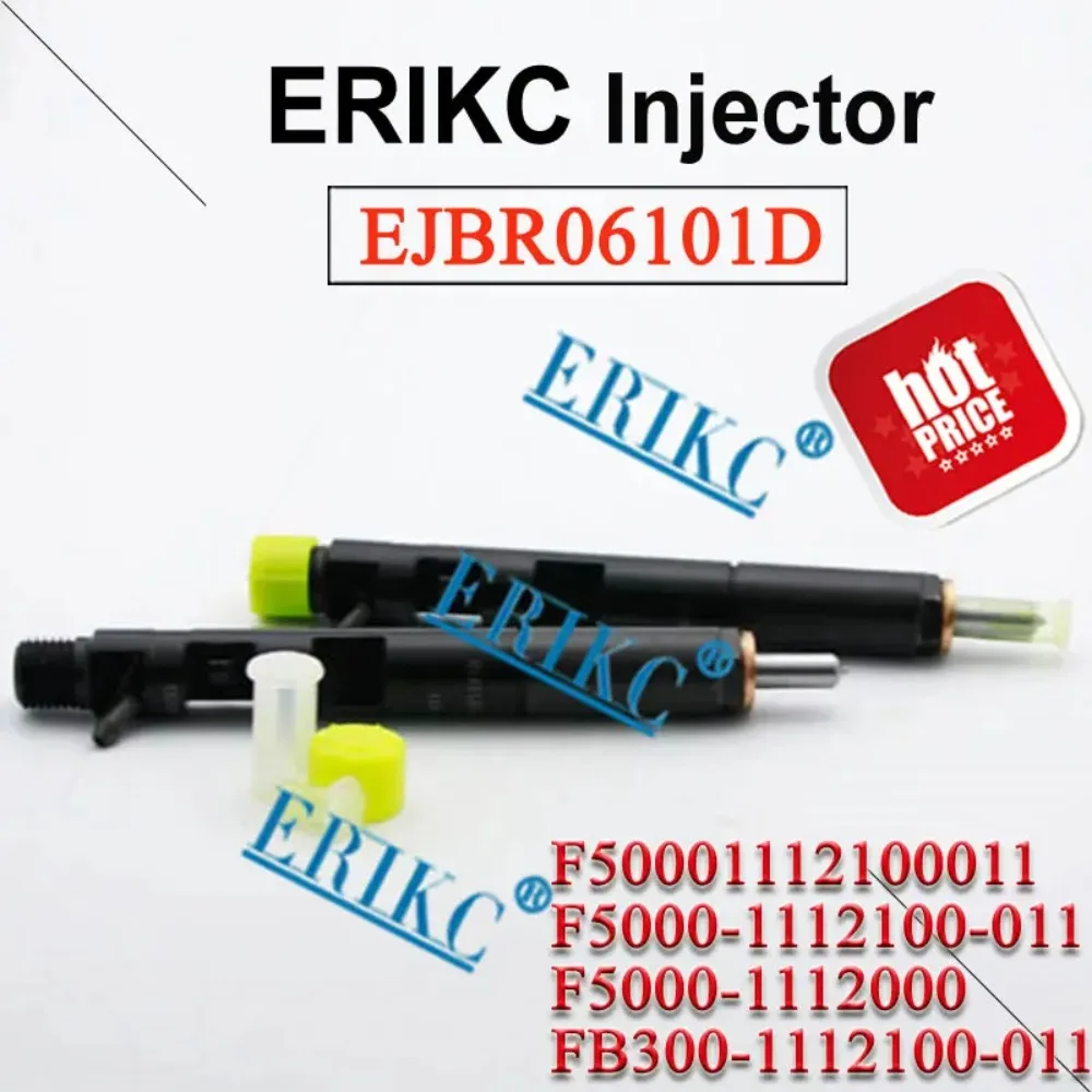 

ERIKC EJBR06101D Common Rail Diesel Injector EJB R06101D Fuel Oil Pump Auto Injector 6101D Car Engine Fitting Part for Delphi