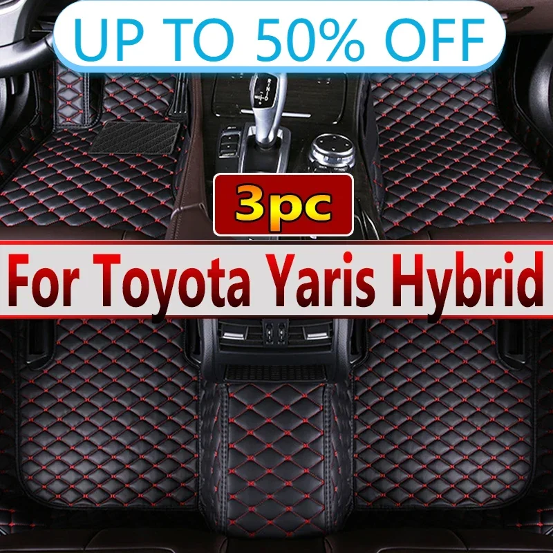 Car Floor Mats For Toyota Yaris Hybrid Mazda2 Hybrid MXPH11 2021 2022 2023 Waterproof Protective Pad Floor Cover Car Accessories