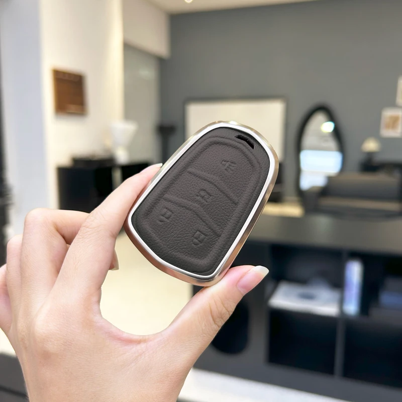 Car Key Cover For Cadillac XT5 XT6 CT5 CT6 CT4 XT4 XTS ATS LYRIQ Key Case Case Pack Buckle Car Key Set Car Accessories Tools