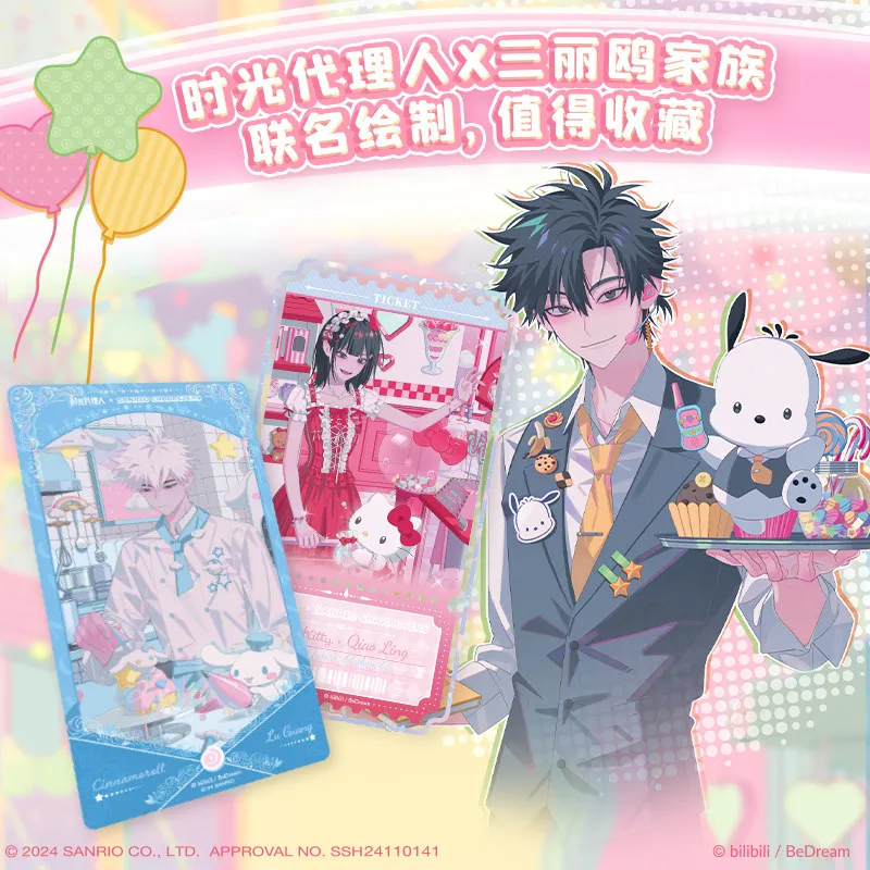 Genuine Link Click X Sanrio Characters‌ Card Sweet Moments Acrylic