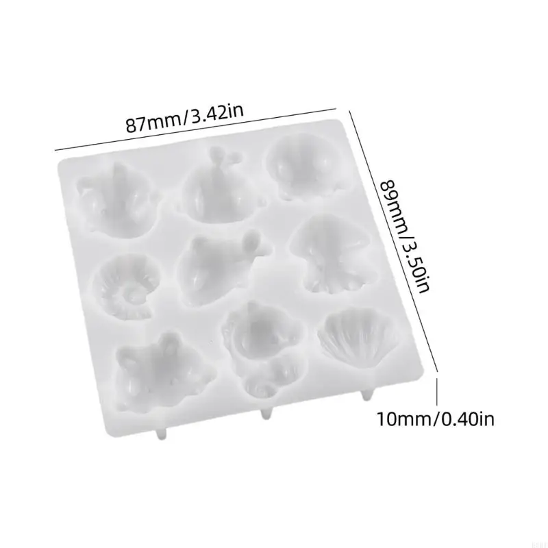 Creative Silicone Mould Set For Art Featuring Lovely Oceanics Creature Design E0BF