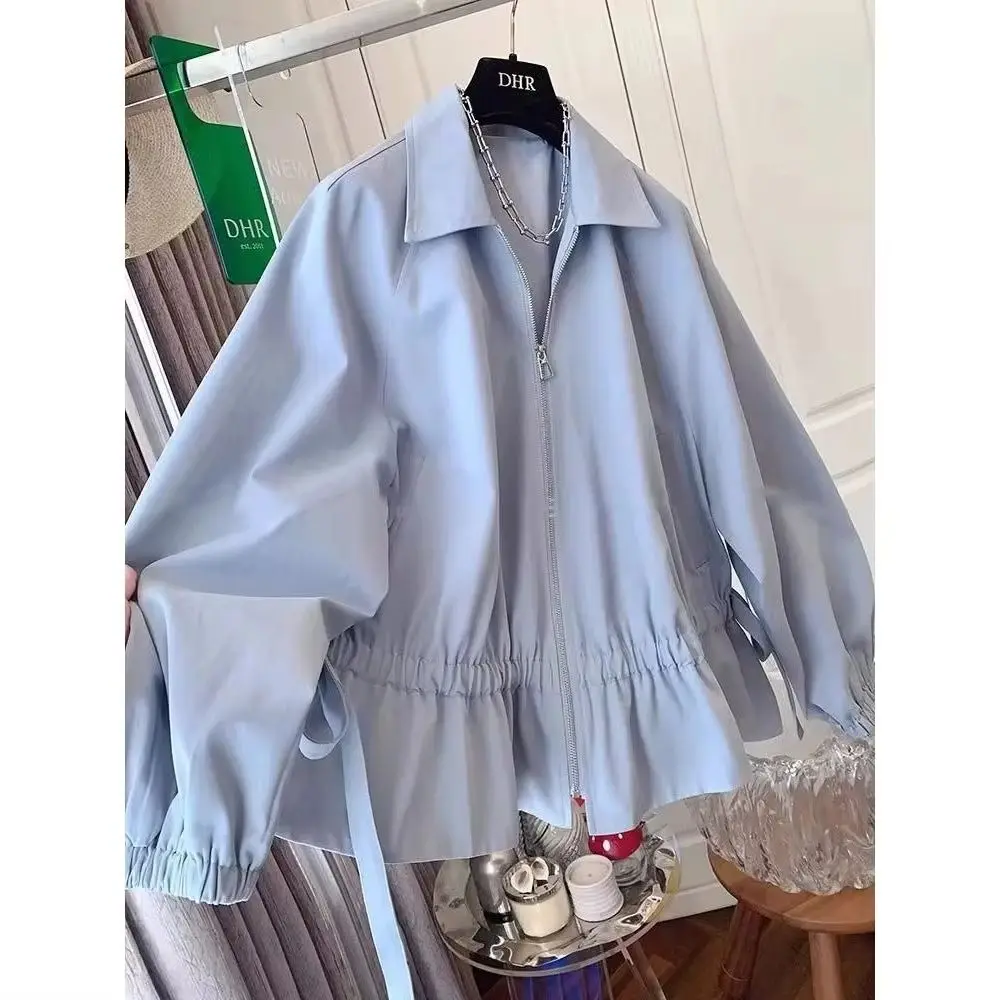 

Высококачественная модная куртка, весенне-осенний британский плащ, тонкий новый свободный бейсбольный трикотаж