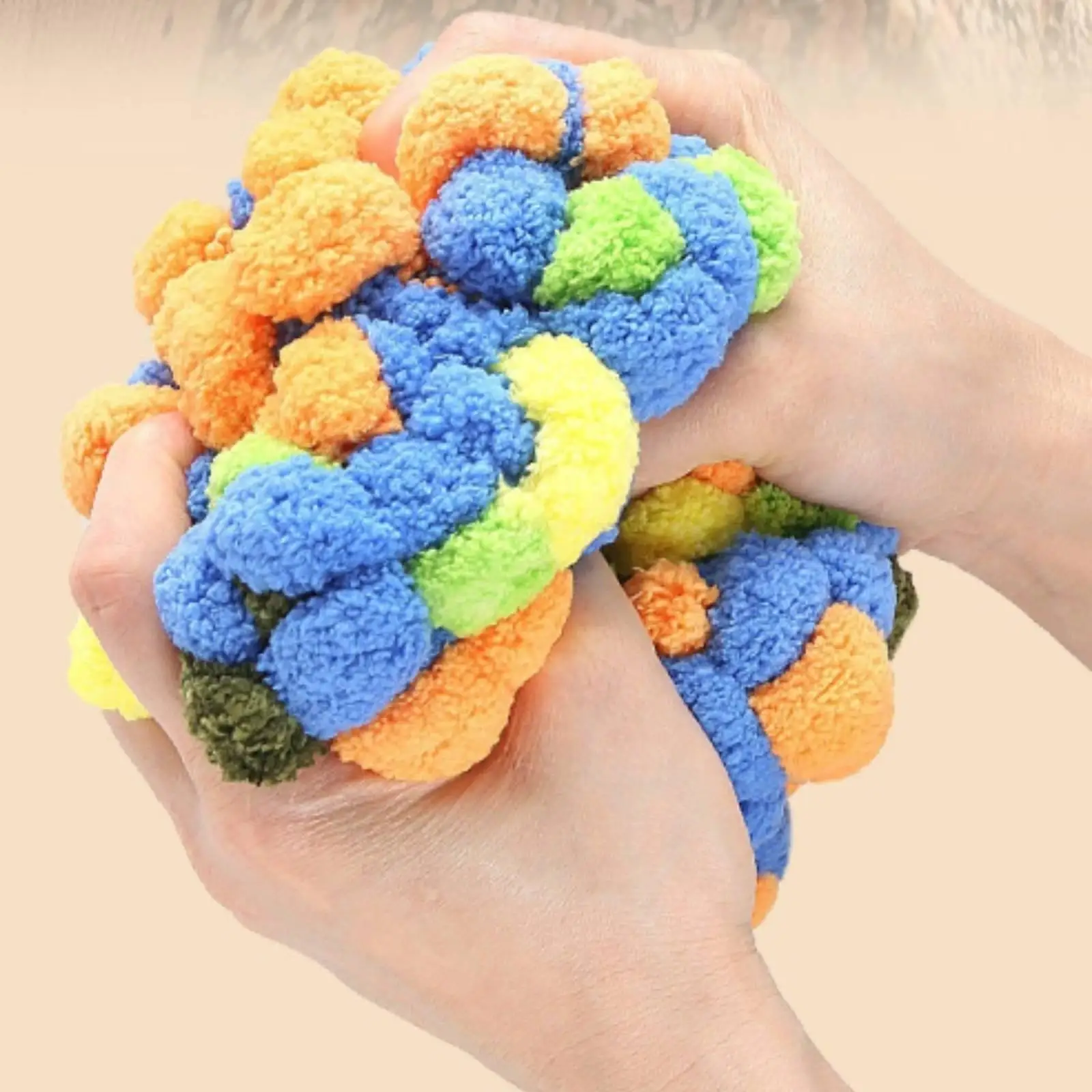 Gentle Hand Grip Stress Ball for Everyday Calm Sensory Toy with Padded Loop Design for Tension Relief