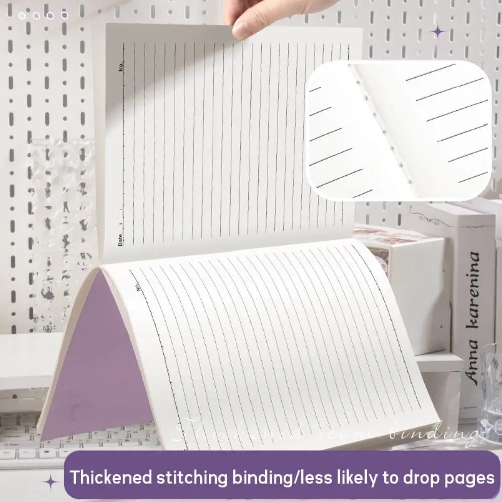 

4PCS/Set High Quality Horizontal Line Inner Pages B5 Notebook Gradient Color Thickened Memo Pad Take Notes Note Book Gift