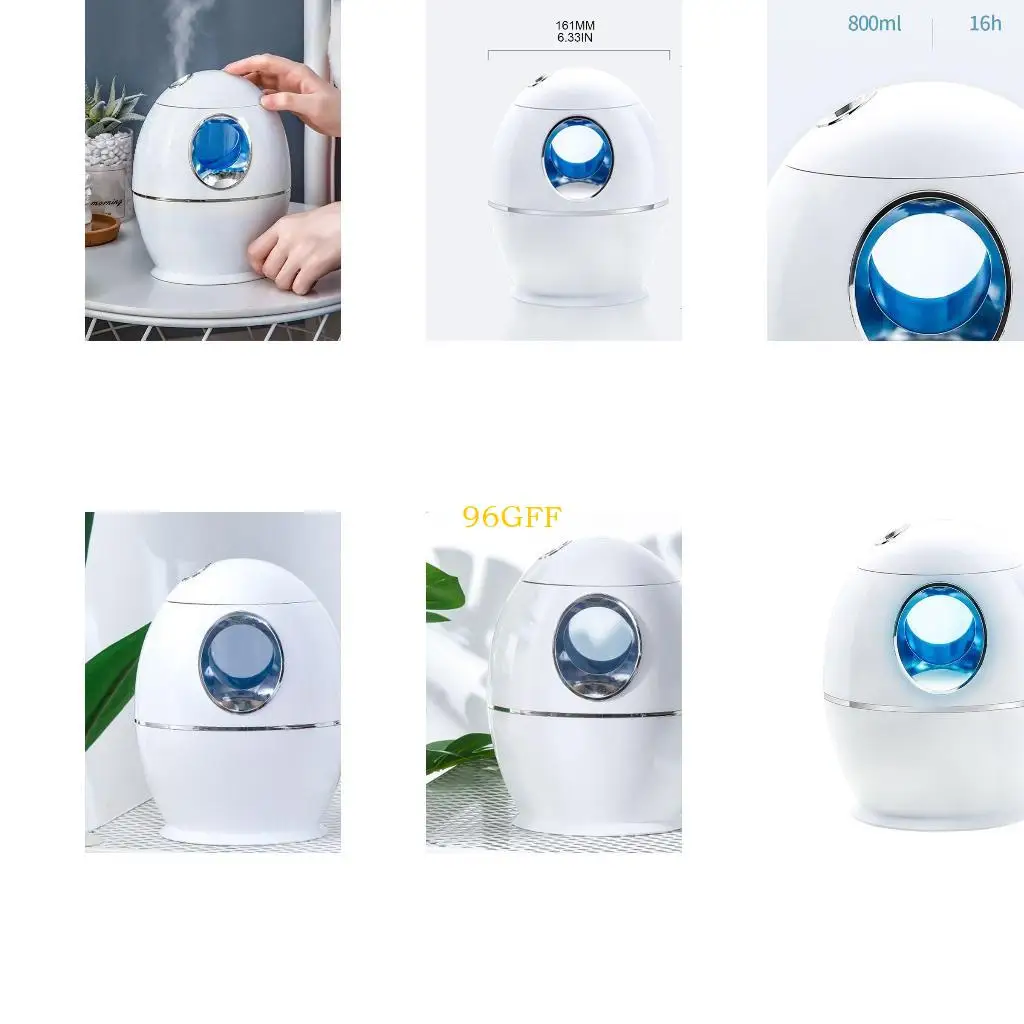 

96GF Электрический аромат диффузор мини -ультразвуковой увлажнитель эфирного масла эфирного масла