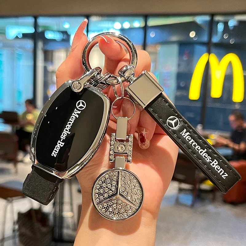 TPU Car Key Case Cover keychain For Mercedes Benz A C E S Class GLS GLA GLK GLC CLS CLA W204 W221 W212 W205 W176 W463 Accessory