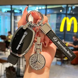 TPU Car Key Case Cover keychain For Mercedes Benz A C E S Class GLS GLA GLK GLC CLS CLA W204 W221 W212 W205 W176 W463 Accessory