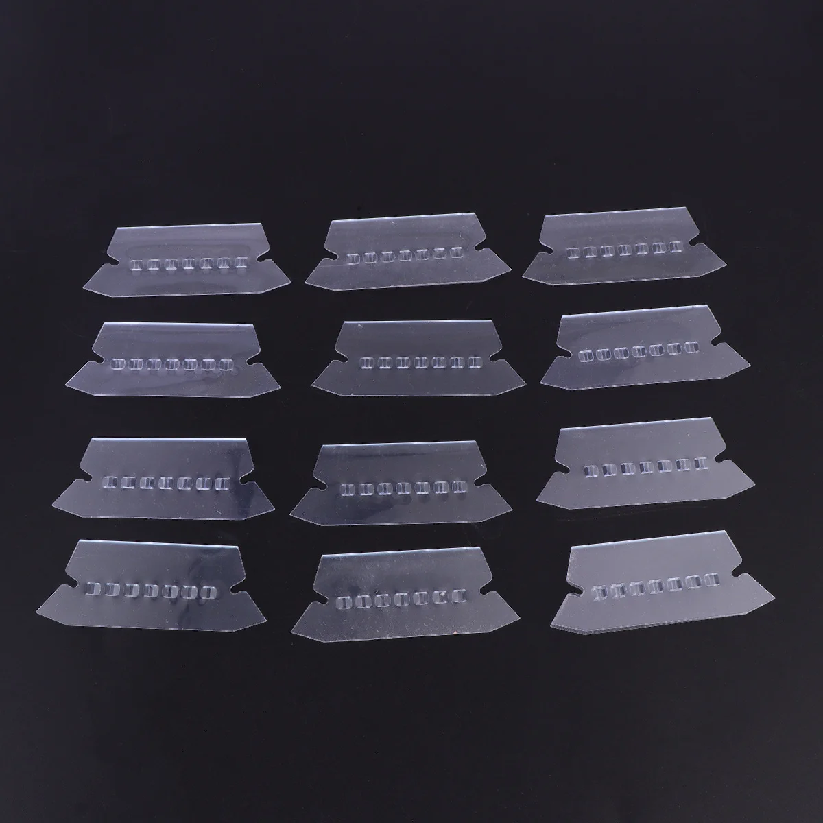 

50pcs Folder Tabs Transparent Hanging File Labels For File Organization Stationery Office Supplies Divider Label