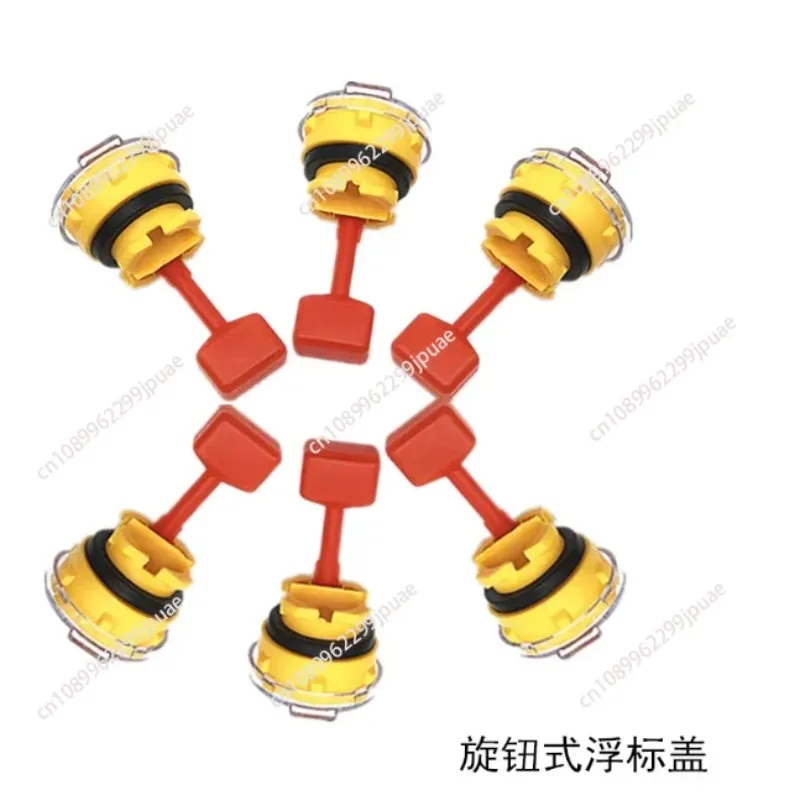 48PC Forklift battery water cap cover positive and negative pole sheath liquid float explosion-proof plug, electric battery pack