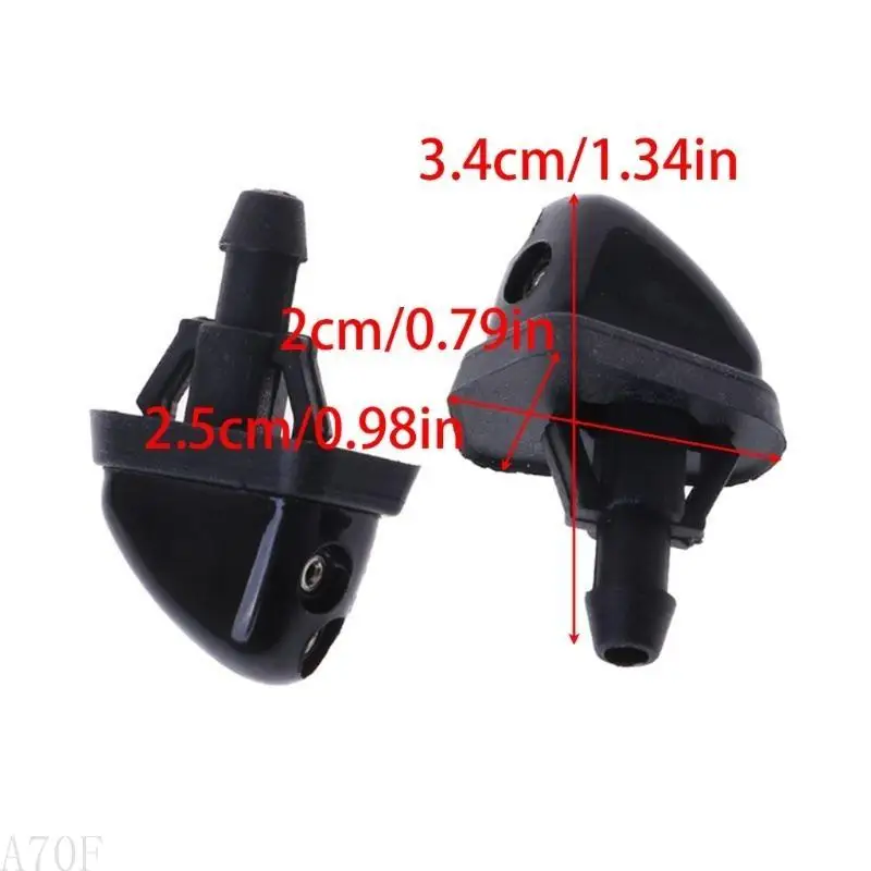 

A70F Car Windshield Washer Wiper Water Jet Nozzle Inlet Push For Suzuki SX4
