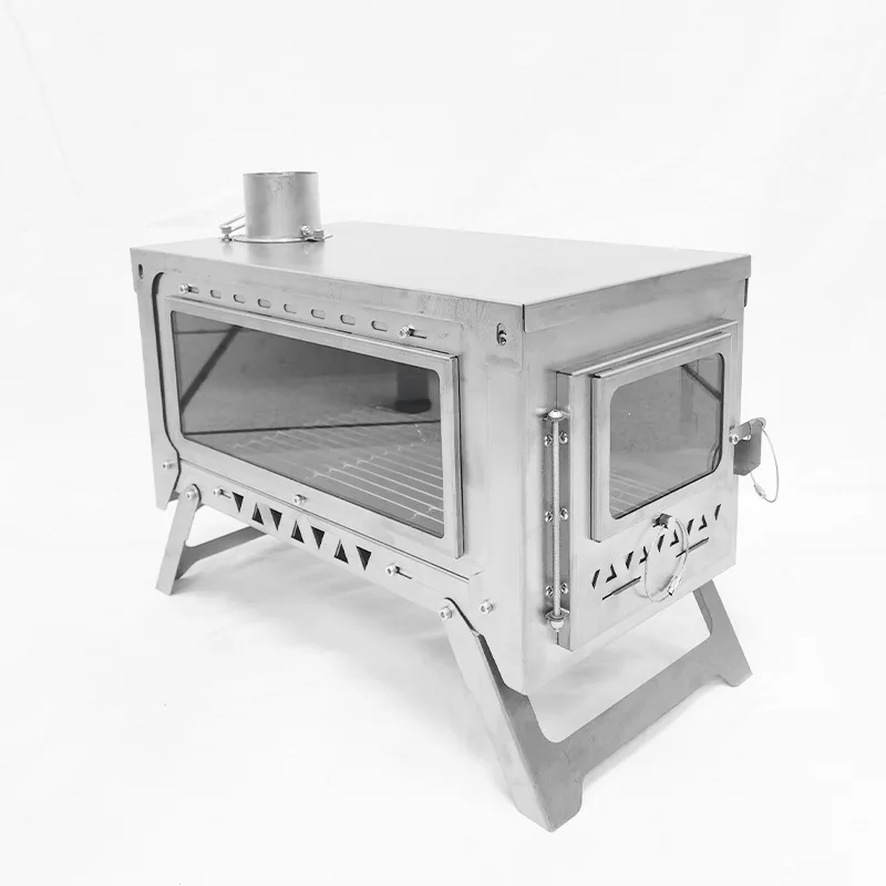 

STLFWT-Dream-Plus Outdoor Multifunctional Stainless Steel Camping Stove with 10L Firewood Folding for Outdoor Activities