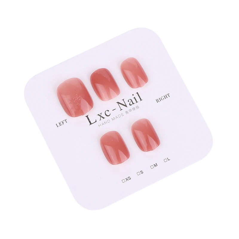 【20Pcs Nail Display Cardboard Simple Style Fake Nails Card For Press On Nails Photograph Props Nail Salon】
