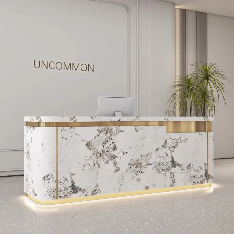 

Магазин одежды Прилавок Стол Маленькая стойка Приемная мебель Balie Магазин Lada Recepcyjna Набор посуды Стол Офисные столы