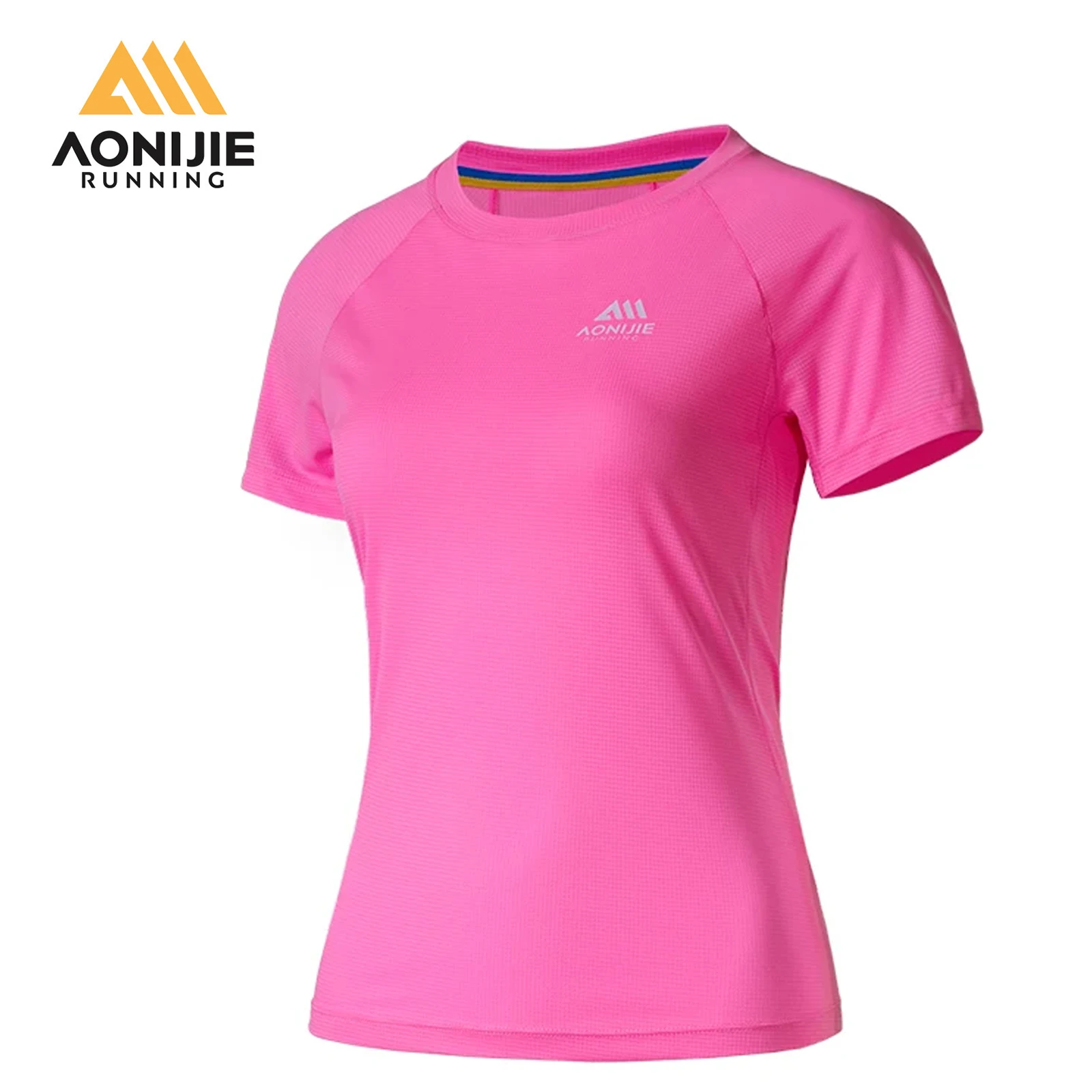 AONIJIE FW5179 Women Female Lightweight Quick Drying Sports T-shirt Moisture Wicking Workout Running Athletic Tee round neck Top