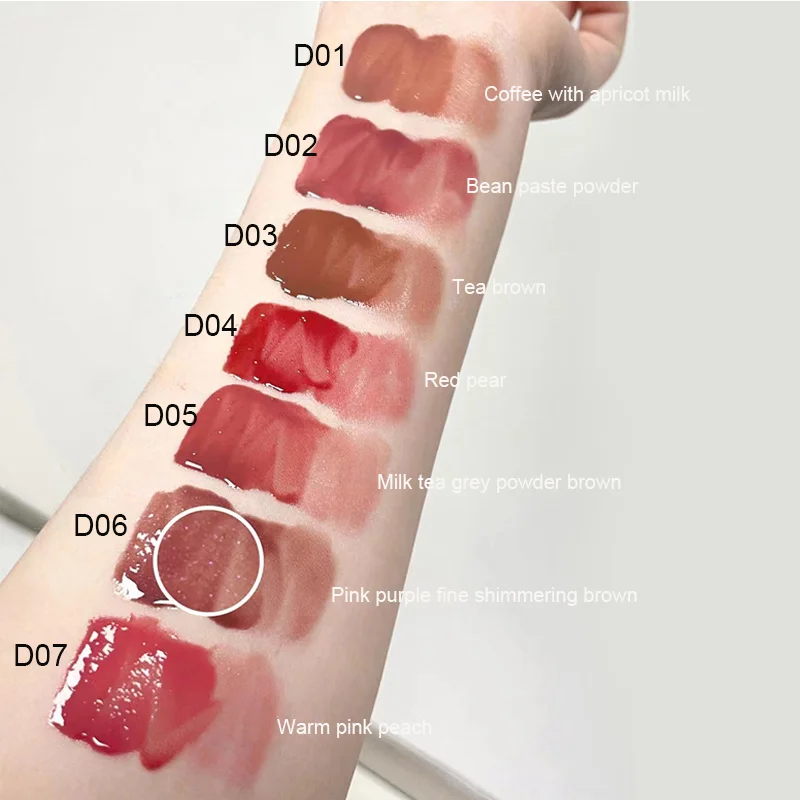 Mirror Shine Jelly Lip Glaze, Plump Lip Gloss, Water Glow Series, Hydrating Moisturizing Lip Tint, Long Lasting Makeup for Women