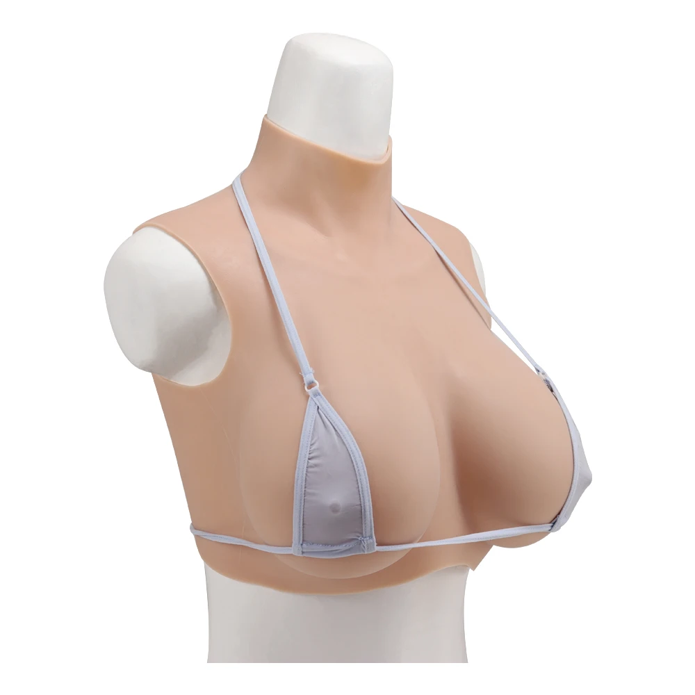 KnowU C/D/E/G Cup Breast Forms False Tits Flared Breasts Natural Sagging Big Fake Boobs Shemale Transgender Crossdresser Cosplay