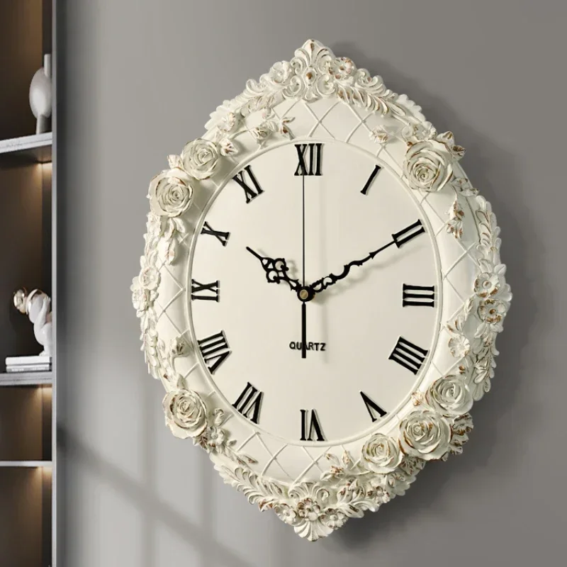 

Large Wall Clocks Living Room Luxury Aesthetic Wall Clock Elegant Modern Stylish Design Clocks Silent Bedroom Decoration Home