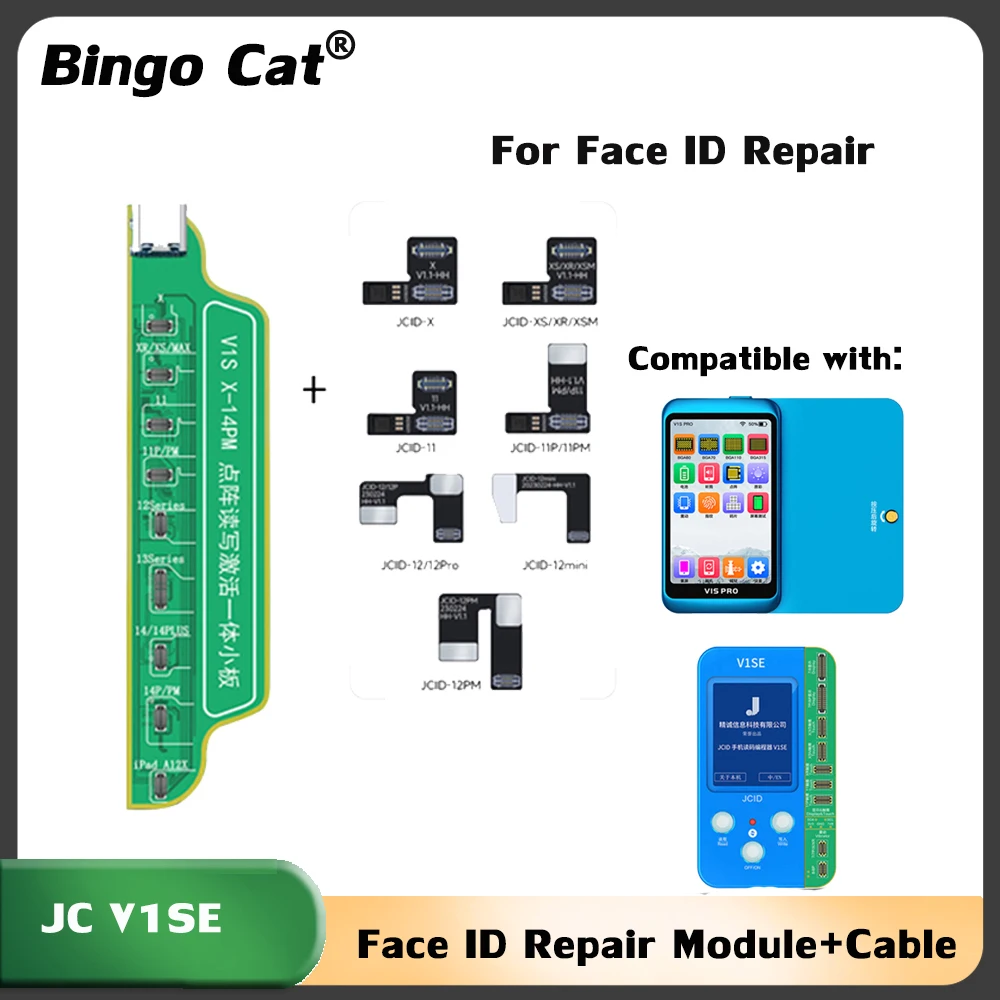 

JCID JC тег на лице ID гибкий кабель для iPhone X-14 Pro Max точечная матрица ремонт не удаление без пайки точечный проектор инструменты