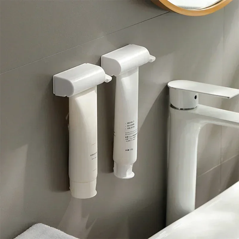 Wall Mounted Toothpaste Squeezer Magnetic Lazy Squeezer Toothpaste Clamp Bathroom Toothpaste Toothbrush Rack  Home Storage Rack