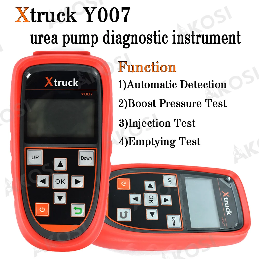 

2023 new Xtruck Y007 24V Truck Urea pump diagnosis tool For Bosch 6.5/2.2 urea pump diagnostic tool