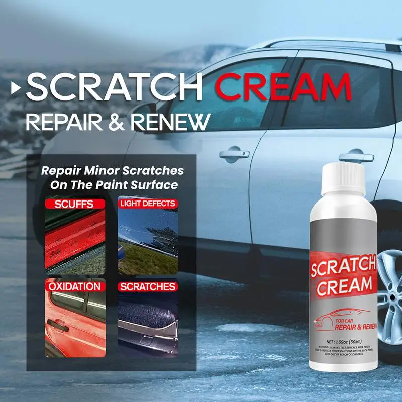 Car Scratch Repair Paste Funciona em Todos os Tipos de Pintura, Melhorar a Pintura Gloss, Sem Danos, Original