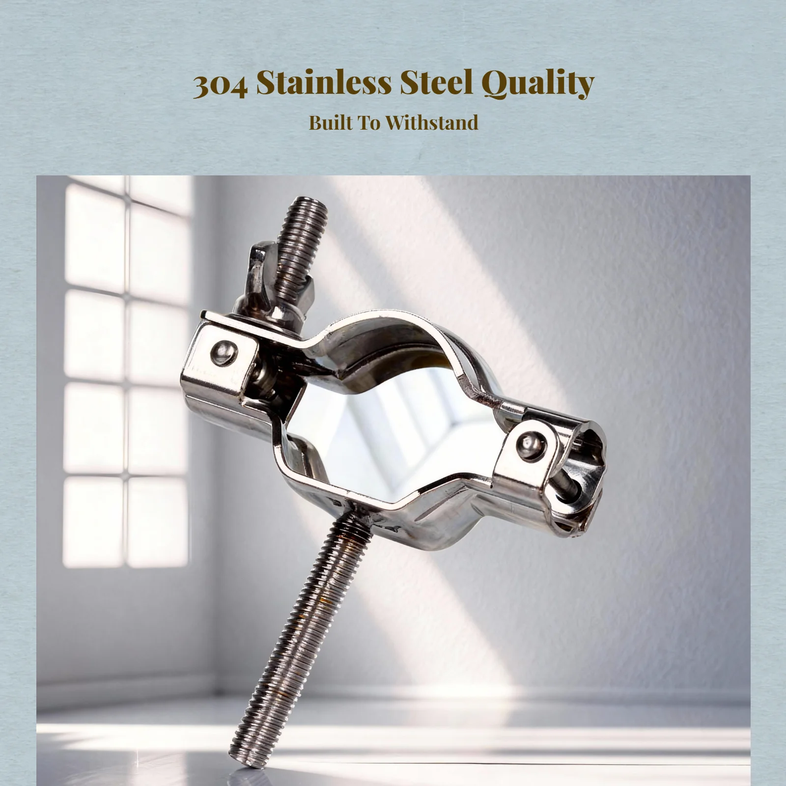 

304 Stainless Steel Pipe Polished Finish Plumbing Fixture