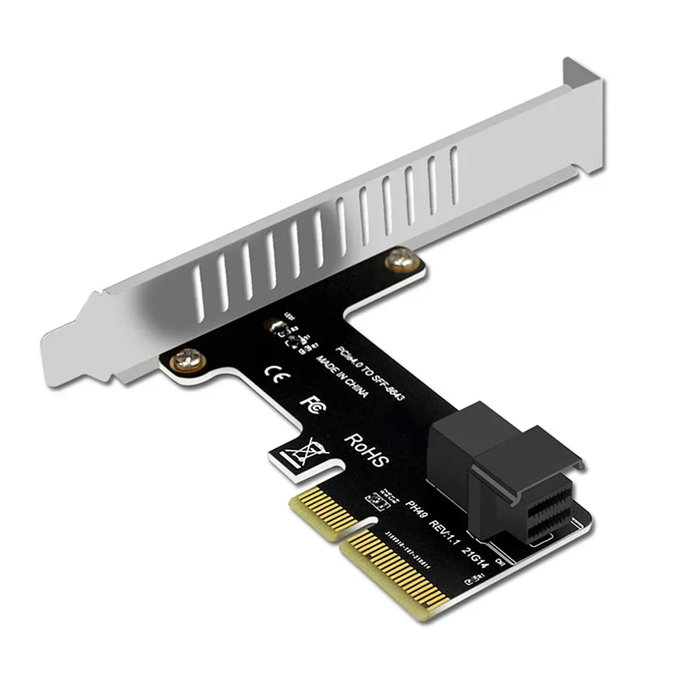 PCI E To SFF-8643 Solid State Drive Adapter PCIE X4 To SFF8643 Expansion Card PCI-EX4/X8/X16 PCIE To U2 Hard Disk Converter