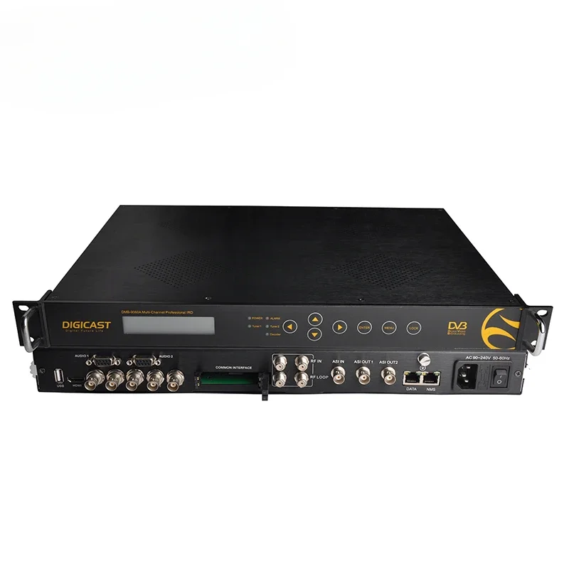 

Digital HD/SD MPEG2/H.264 2*Tuner HD/SD DVB-T Receiver IRD Satellite Receiver Integrated 4:2:2 Receiver Decoder