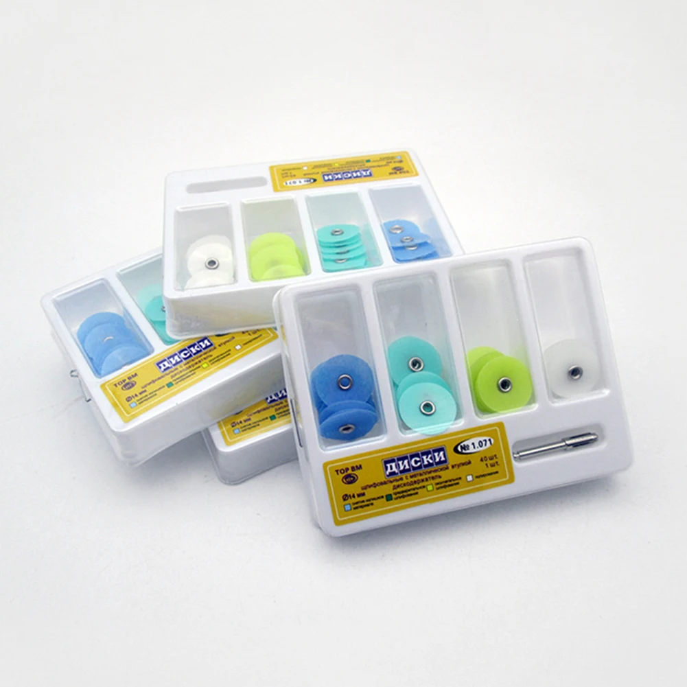 

3 Boxes Dental Polishing Discs TOP BM All Types Gross Reduction Contouring Mandrel Wheel Resin Veneer Restoration Finishing Tool