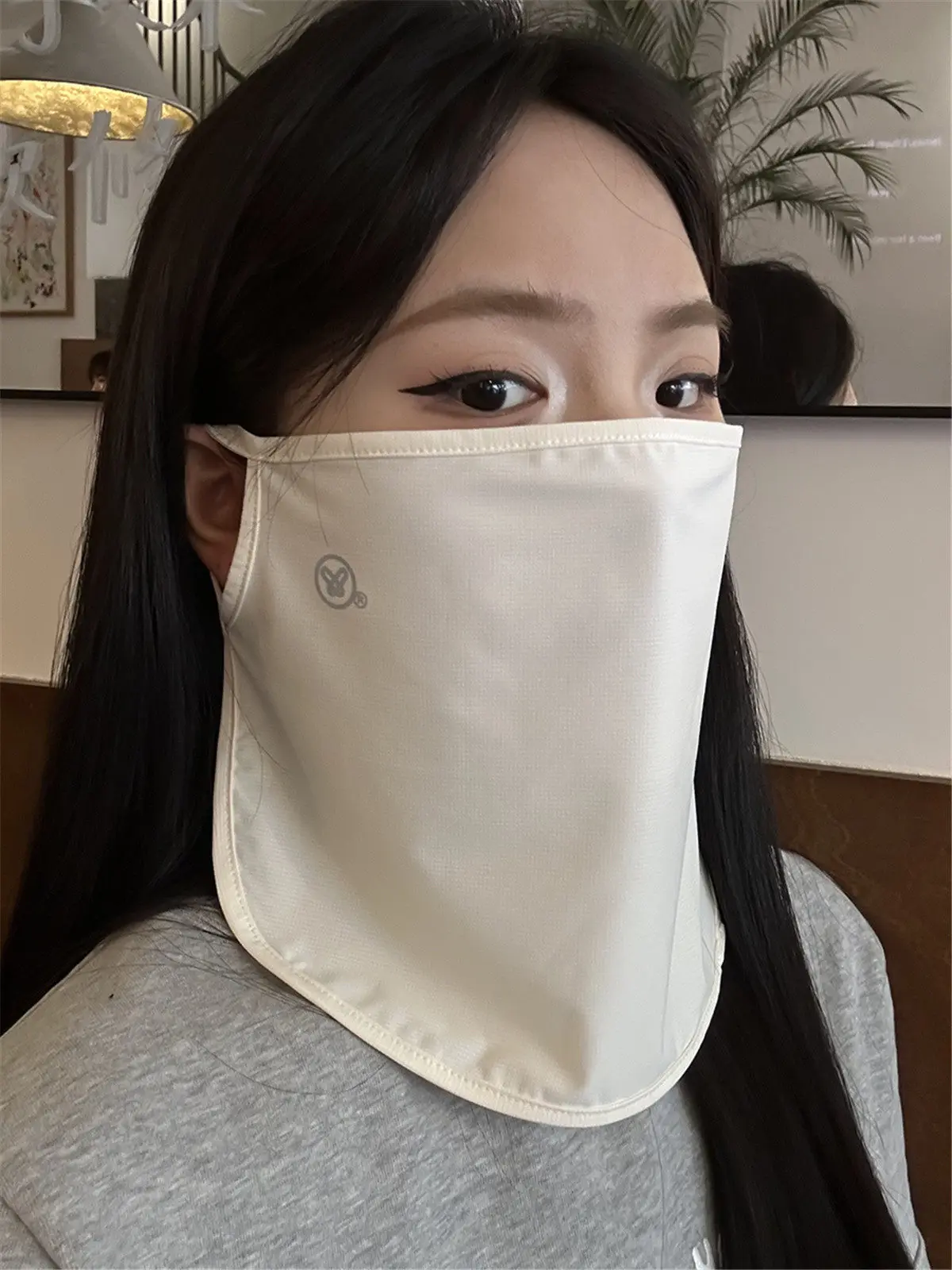 Summer Ice Silk Sunscreen Mask for Women