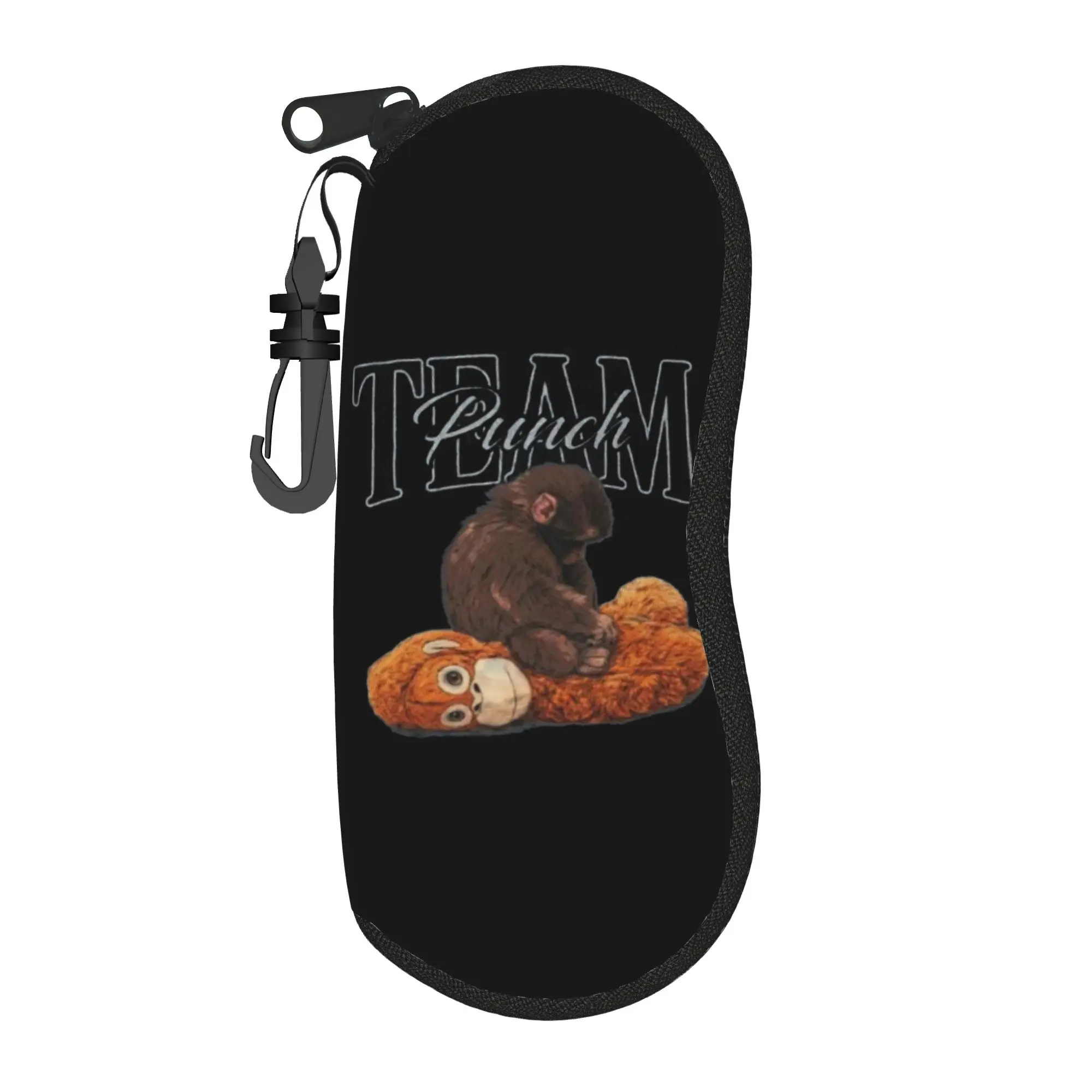 Monkey Punch Graphic Glasses Case Men Women Convenient Box  Glasses Storage Box Small Eyewear Container