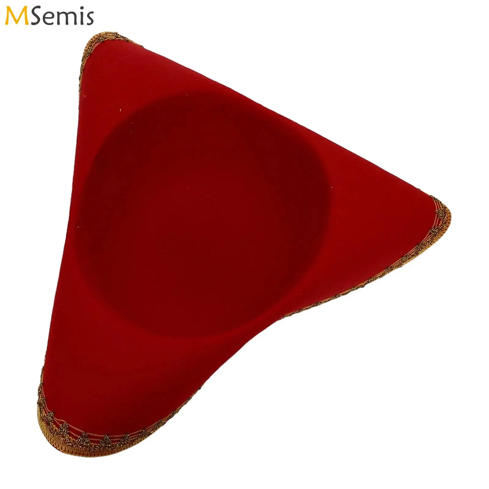 

Шляпа капитана, пиратская шляпа на Хэллоуин, женская и мужская фетровая кепка с металлическими полями, колониальная кепка с трехрогом, Хэллоуин, косплей, карнавальная шляпа для тематической вечеринки