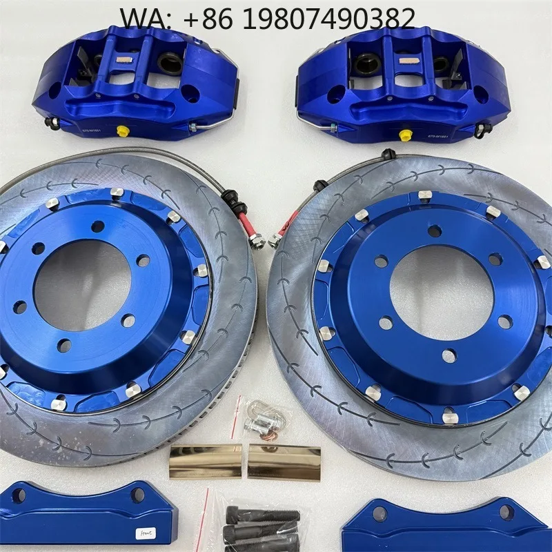 

6 Piston High Performance Brake Caliper Kit Racing Big Brake System For Classic Sports Car And Modern Hatchback Modification Upa