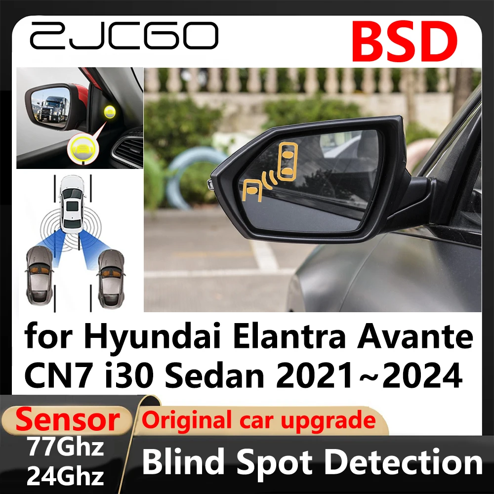 

Система контроля слепых зон BSD для Hyundai Elantra Avante CN7 i30 Sedan 2021 ~ 2024