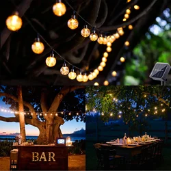 100 LED Solar Light Outdoor IP65 String Fairy Lamps 12M Solar Garden Garlands Christmas Light Patio Wedding Camping Decoration