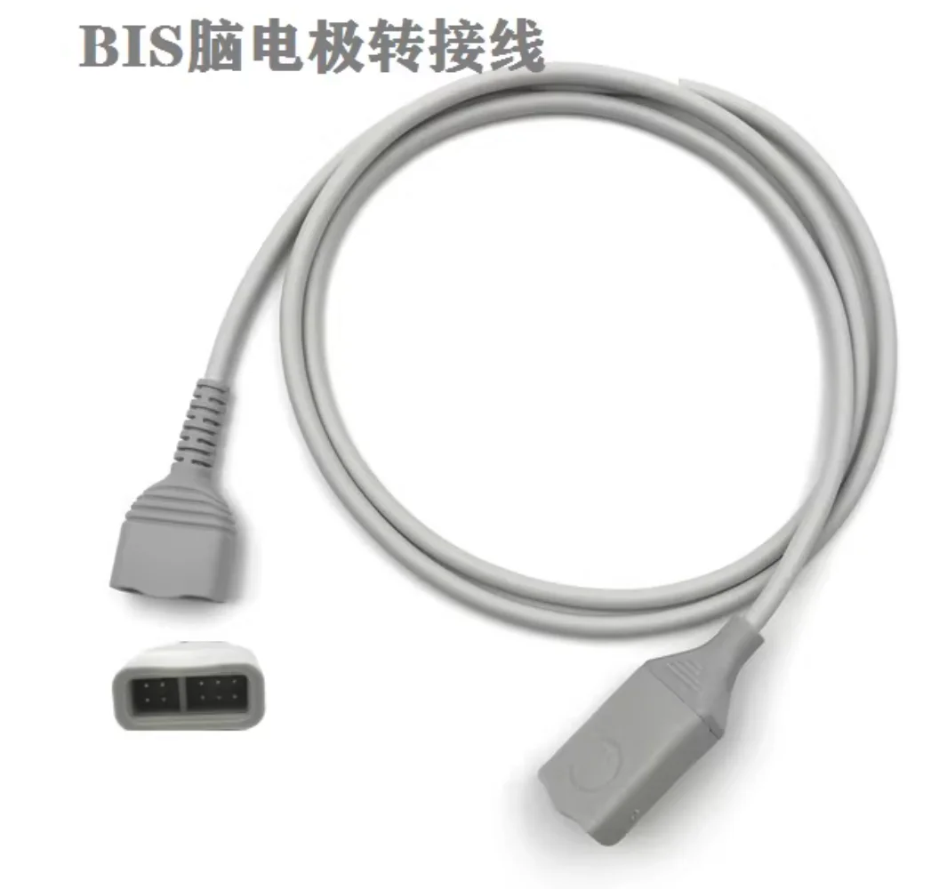 متوافق مع كابل محول القطب الكهربائي بعمق التخدير BIS كابل نهاية المريض 10 سنون 12 دبوس BIS