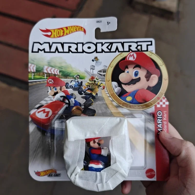 

2025 Новые горячие оригинальные Hot Wheels Премиум Super Mario Kart 1/64 Миниатюрный автомобиль Mario Bros Hotwheels Мини-модель автомобиля Тележка с горячими колесами