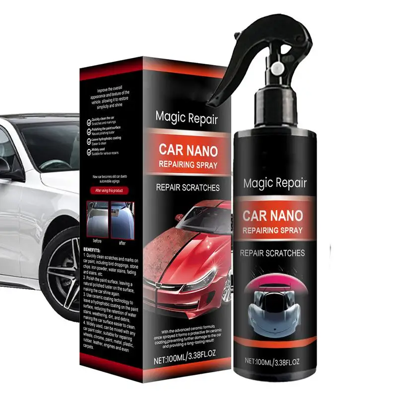 

Automobile Coating Spray 100ml Nano Auto Coating Spray For Repairing Hydrophobic Automobile Cleaning Tool For Sedan Mini Car RV