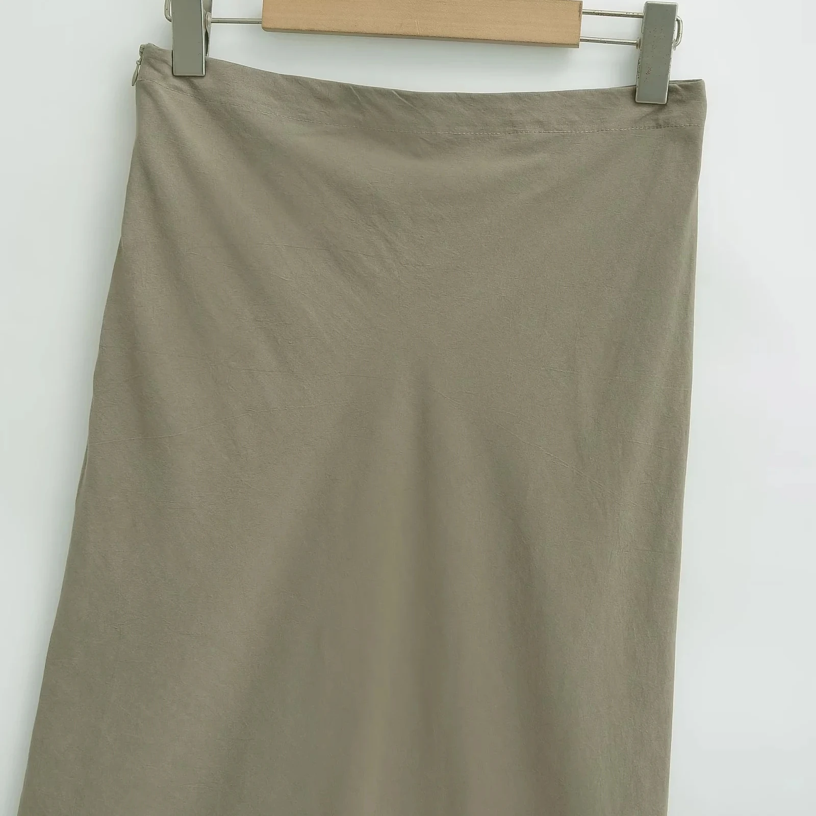 Sexy saia evasê de cintura alta com fenda ba para mulheres zíper lateral ajuste fino ou comprimento maxi roupa casual verão recém chegados