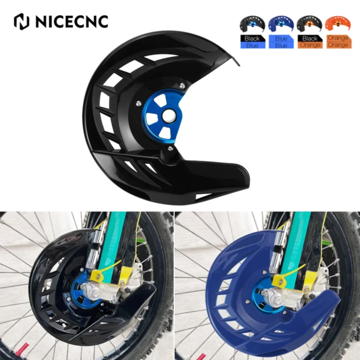 

NICECNC New Front Brake Disc Rotor Guard Cover For Husqvarna TE300 TE250 TC FC TX FX TE FE 501 450 350 300 250 150 125 2017-2023